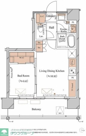 ブランシエスタ木場の物件間取画像